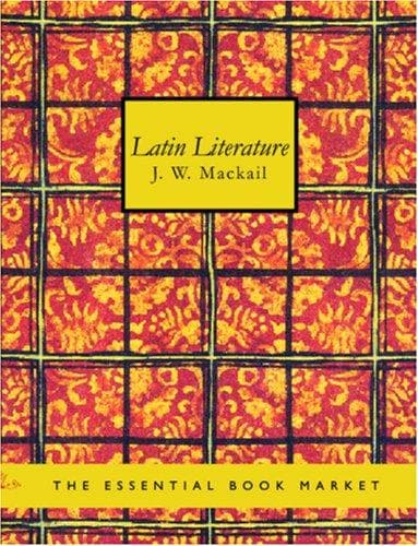 Tapa de Latin Literature (Large Print Edition)