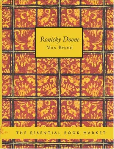 Tapa de Ronicky Doone (Large Print Edition)