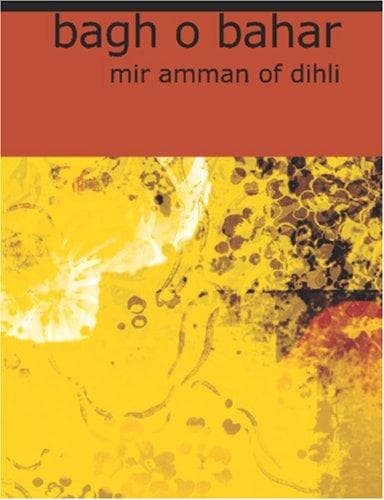 Tapa de Bagh O Bahar (Large Print Edition)