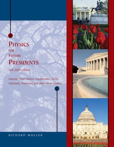 Tapa de Physics for future Presidents, Fall 2007 edition