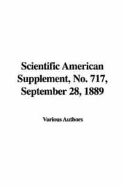 Tapa de Scientific American Supplement, No. 717, September 28, 1889