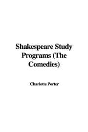 Tapa de Shakespeare Study Programs (The Comedies)