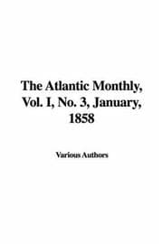 Tapa de The Atlantic Monthly, Vol. I, No. 3, January, 1858