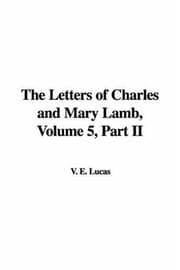 Tapa de The Letters of Charles and Mary Lamb, Volume 5, Part II