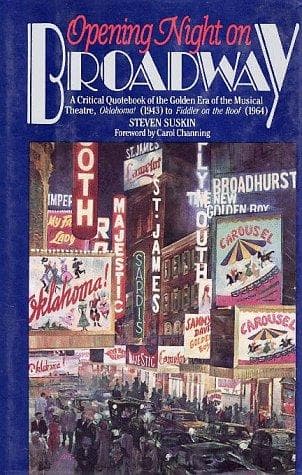 Tapa de Opening night on Broadway