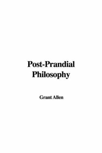 Tapa de Post-Prandial Philosophy