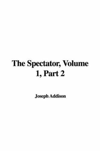 Tapa de The Spectator, Volume 1, Part 2