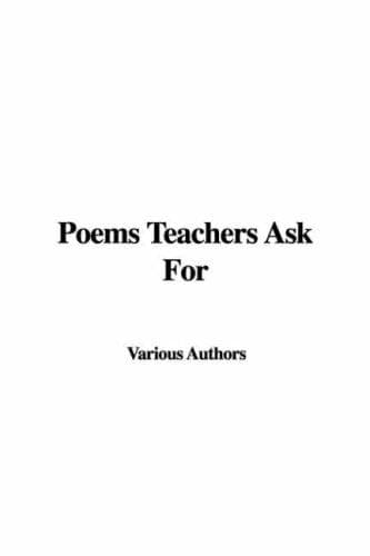 Tapa de Poems Teachers Ask For