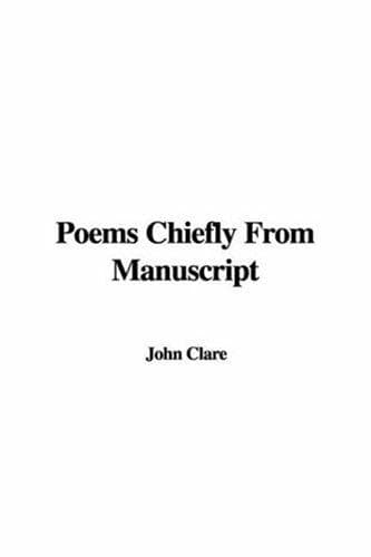 Tapa de Poems Chiefly From Manuscript