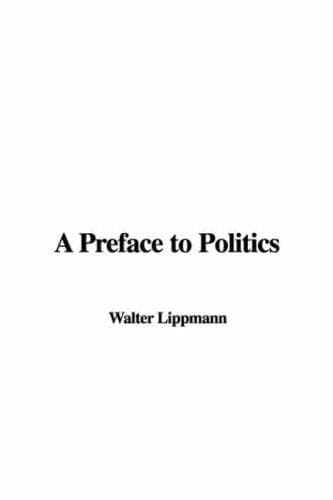 Tapa de A Preface to Politics