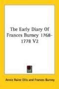 Tapa de The Early Diary Of Frances Burney 1768-1778 V2