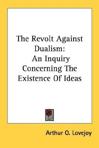 Tapa de The Revolt Against Dualism