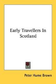 Tapa de Early Travellers In Scotland