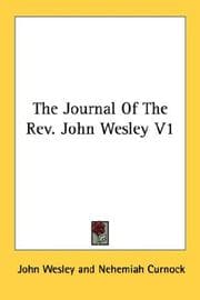 Tapa de The Journal Of The Rev. John Wesley V1