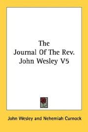 Tapa de The Journal Of The Rev. John Wesley V5