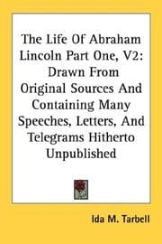 Tapa de The Life Of Abraham Lincoln Part One, V2