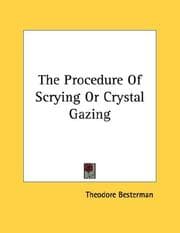 Tapa de The Procedure Of Scrying Or Crystal Gazing
