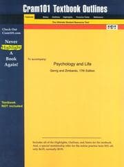 Tapa de Studyguide for Psychology and Life by Gerrig & Zimbardo, ISBN 9780205417995 (Cram101 Textbook Outlines)