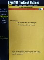 Tapa de Cram101 textbook outlines to accompany Life: the science of biology