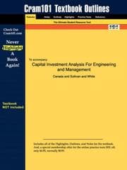 Tapa de Capital Investment Analysis For Engineering and Management