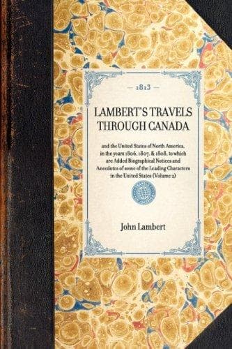 Tapa de Lambert's Travels Through Canada