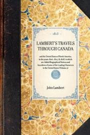 Tapa de Lambert's Travels Through Canada