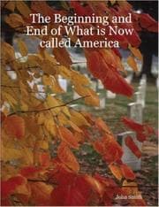Tapa de The Beginning and End of What is Now called America