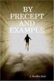 Tapa de BY PRECEPT AND EXAMPLE