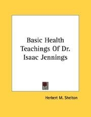 Tapa de Basic Health Teachings Of Dr. Isaac Jennings