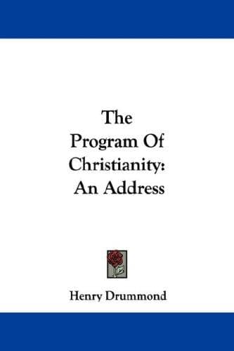 Tapa de The Program Of Christianity