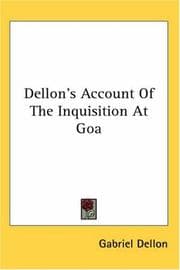 Tapa de Dellon's Account Of The Inquisition At Goa
