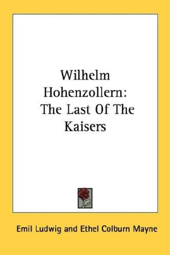 Tapa de Wilhelm Hohenzollern