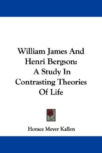 Tapa de William James And Henri Bergson