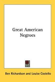 Tapa de Great American Negroes