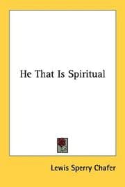 Tapa de He That Is Spiritual
