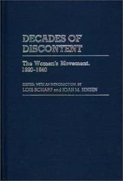Tapa de Decades of discontent