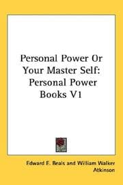 Tapa de Personal Power Or Your Master Self