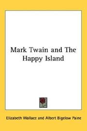 Tapa de Mark Twain and The Happy Island