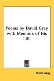 Tapa de Poems by David Gray with Memoirs of His Life