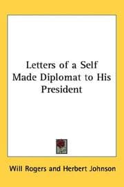 Tapa de Letters of a self-made diplomat to his President