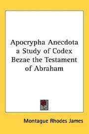 Tapa de Apocrypha Anecdota