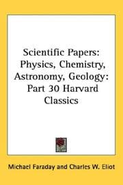Tapa de Scientific Papers: Physics, Chemistry, Astronomy, Geology