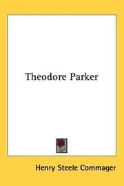 Tapa de Theodore Parker