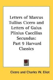 Tapa de Letters and Treatises of Cicero and Pliny