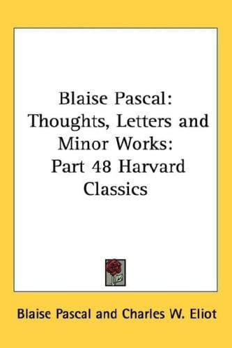 Tapa de Blaise Pascal: Thoughts, Letters and Minor Works