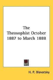 Tapa de The Theosophist October 1887 to March 1888