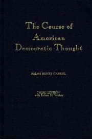 Tapa de The course of American democratic thought