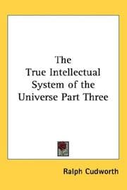 Tapa de The True Intellectual System of the Universe Part Three