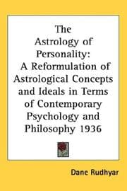 Tapa de The Astrology of Personality