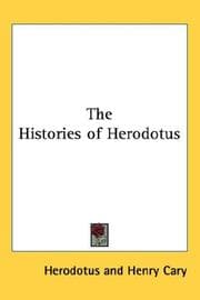 Tapa de The histories of Herodotus